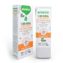 Siveno %100 Doğal Leke Karşıtı Spf 50 Yüz Güneş Kremi 30 ml - 1