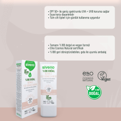 Siveno %100 Doğal Renkli Yüz Güneş Kremi 30 ml - 4