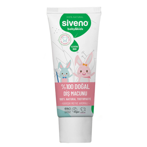 Siveno Bebek Ve Çocuklar İçin Doğal Diş Macunu 50 ml - Siveno