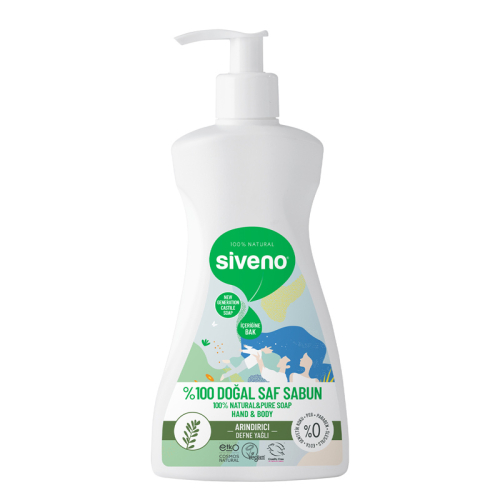 Siveno Defne Yağlı Doğal Sıvı Sabun 300 ml - 1