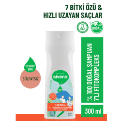 Siveno Doğal 7li Fitokompleks Şampuan 300 ml - 2