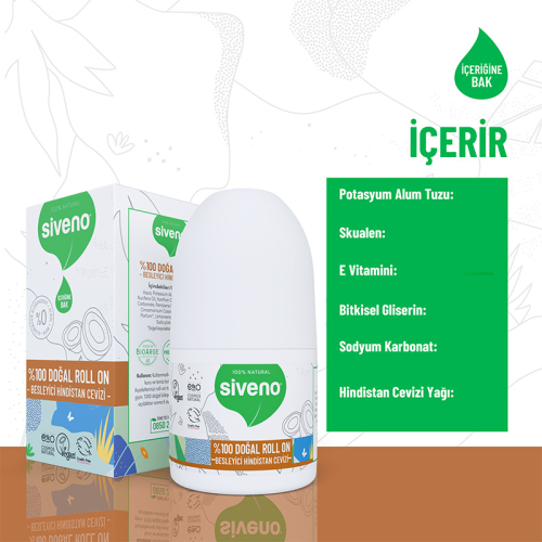 Siveno Doğal Besleyici Hindistan Cevizi Özlü Roll-On 50 ml - 3