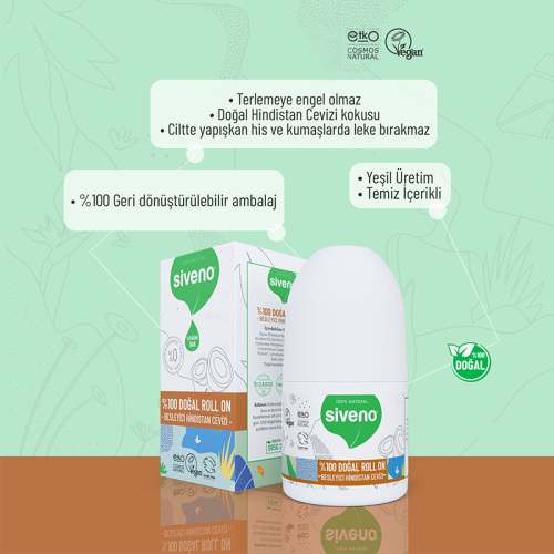 Siveno Doğal Besleyici Hindistan Cevizi Özlü Roll-On 50 ml - 5