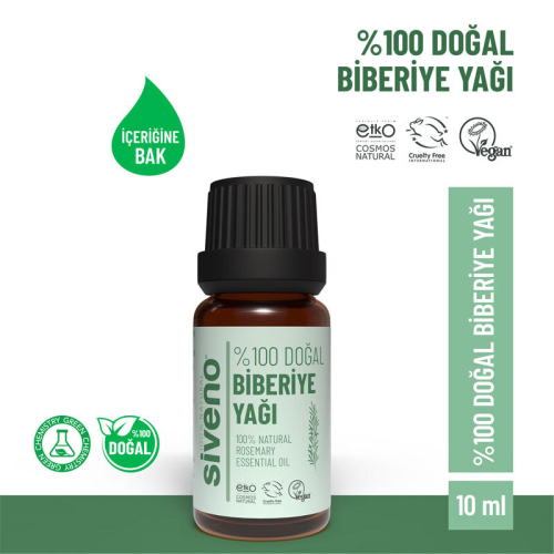 Siveno Doğal Biberiye Uçucu Yağı 10 ml - 2