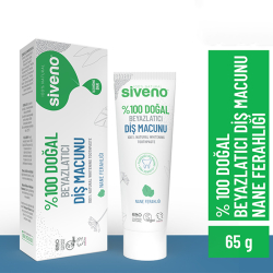 Siveno Doğal Diş Macunu Beyazlatıcı Nane Ferahlığı Florürsüz 65gr - 2