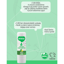 Siveno Doğal Dudak Koruyucu Nane ve Limon 6 gr - 4