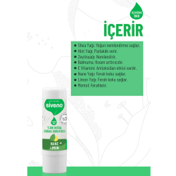 Siveno Doğal Dudak Koruyucu Nane ve Limon 6 gr - 2