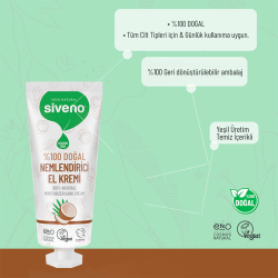 Siveno Doğal El ve Vücut Kremi Hindistan Cevizi Avokado Yoğun Nemlendirici Vegan 30 ml - 5