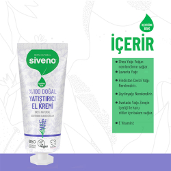 Siveno Doğal El ve Vücut Kremi Lavanta Yoğun Nemlendirici Vegan 30 ml - 4
