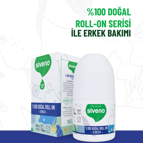 Siveno Doğal Erkekler için Roll-On 50 ml - 4