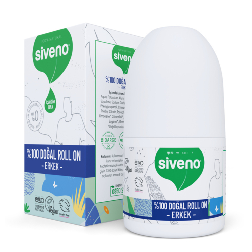 Siveno Doğal Erkekler için Roll-On 50 ml - 1