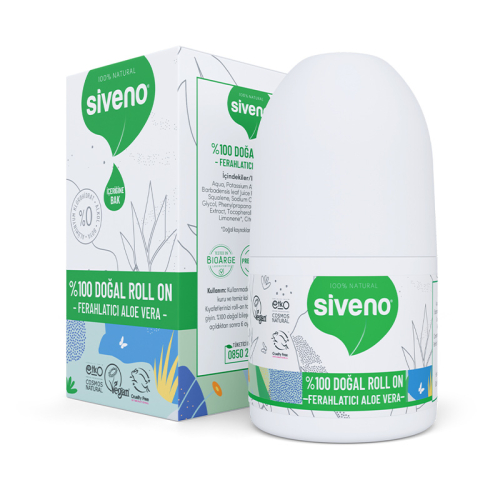 Siveno Doğal Ferahlatıcı Aloe Vera Özlü Roll-On 50 ml - Siveno