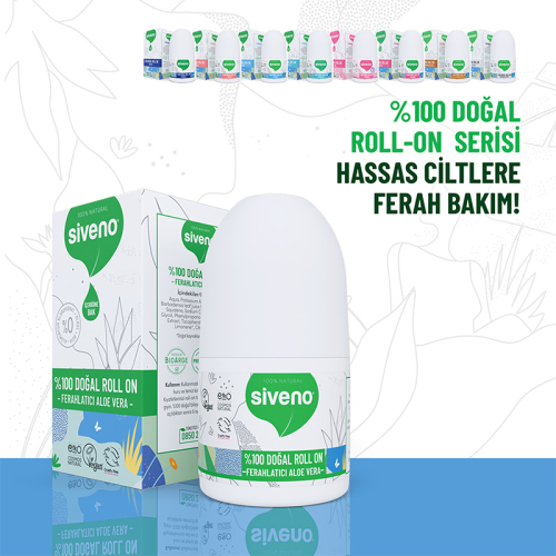 Siveno Doğal Ferahlatıcı Aloe Vera Özlü Roll-On 50 ml - 4