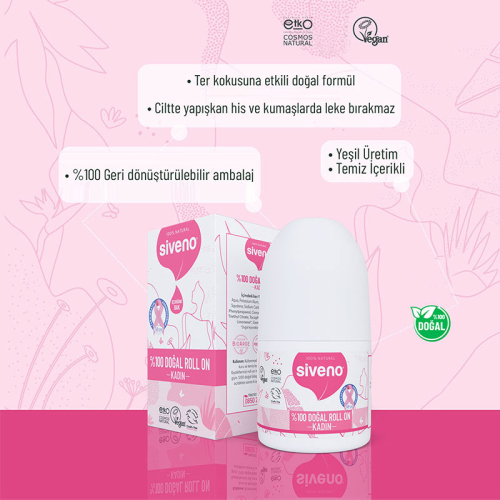 Siveno Doğal Kadınlar İçin Roll-On 50 ml - 4