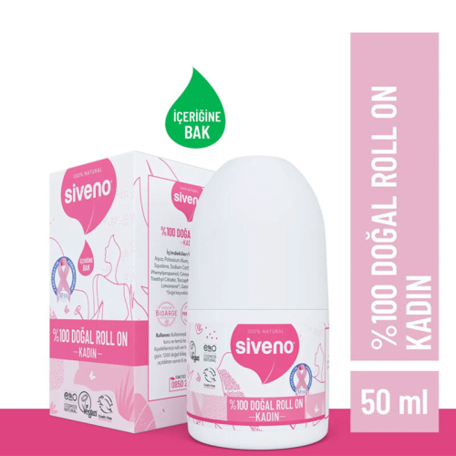 Siveno Doğal Kadınlar İçin Roll-On 50 ml - 2