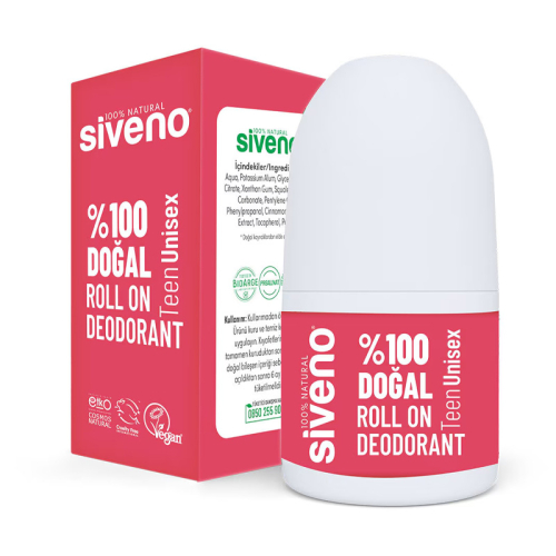 Siveno Doğal Teen Unisex Roll On 50 ml - Siveno