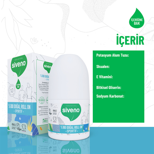 Siveno Doğal Sportif Roll-On 50 ml - 3