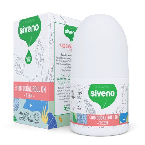 Siveno Doğal Teen Pink Roll-On 50 ml - 1