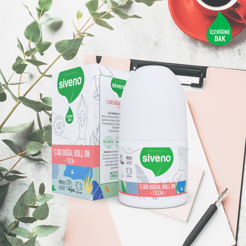 Siveno Doğal Teen Pink Roll-On 50 ml - 4