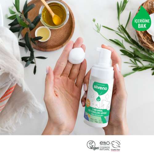 Siveno Doğal Yüz Temizleme Köpüğü 100 ml - 3