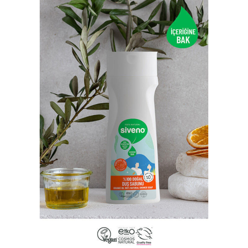 Siveno Portakal Yağlı Doğal Duş Sabunu 300 ml - 5
