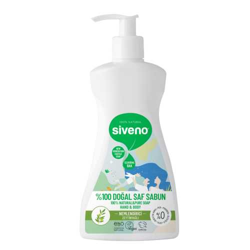 Siveno Zeytinyağlı Doğal Sıvı Sabun 300 ml - 1
