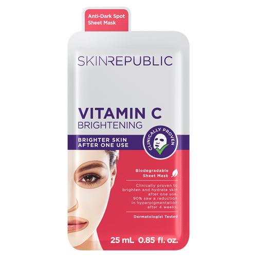 Skin Republic Brightening Vitamin C Face Mask Sheet 25 ml - Skin Republic