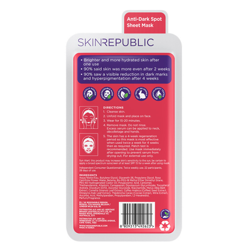 Skin Republic Brightening Vitamin C Face Mask Sheet 25 ml - 6