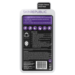 Skin Republic Bubble Purifying + Charcoal Face Mask Sheet 20 ml - 2