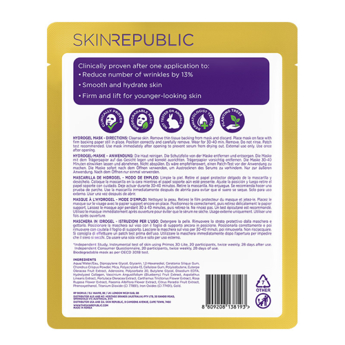 Skin Republic Gold Hydrogel Face Mask Sheet 25 gr - 2