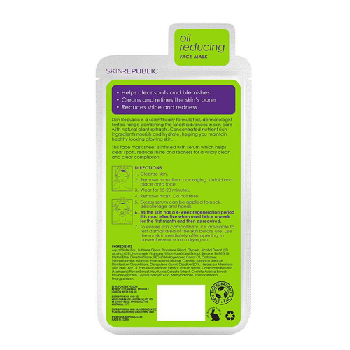 Skin Republic Spots + Blemish Face Mask Sheet 25 ml - 2