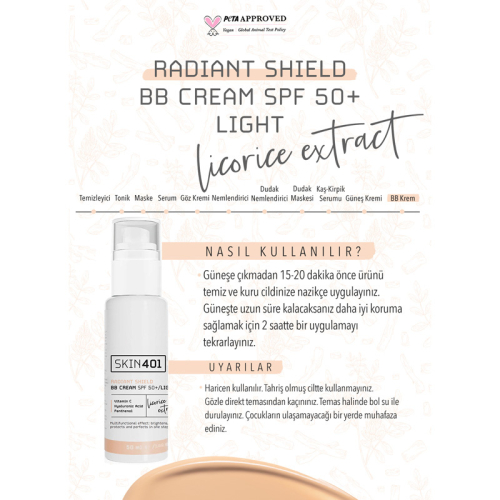 Skin401 Radiant Shield BB Cream Spf 50 Light 50 ml - 4