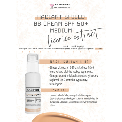 Skin401 Radiant Shield BB Cream Spf 50 Medium 50 ml - 4
