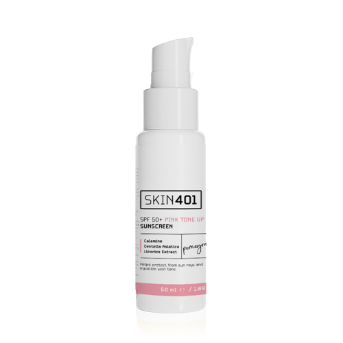 Skin401 Spf 50 Pink Tone Up Pembe Ton Eşitleyici Güneş Kremi 50 ml - 1