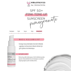 Skin401 Spf 50 Pink Tone Up Pembe Ton Eşitleyici Güneş Kremi 50 ml - 3