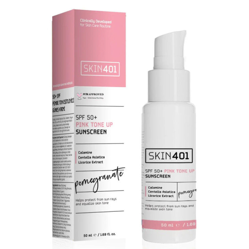 Skin401 Spf 50 Pink Tone Up Pembe Ton Eşitleyici Güneş Kremi 50 ml - 2