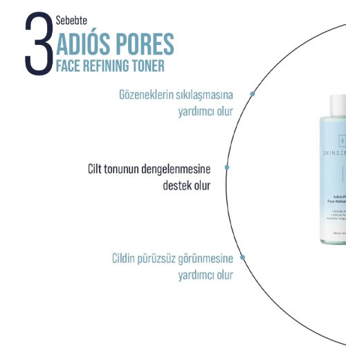 Skin Sensual Adios Pores Face Refining Toner 200 ml - 5