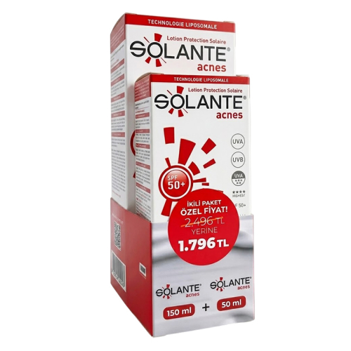 Solante Acnes Sun Care Lotion İkili Paket - Solante