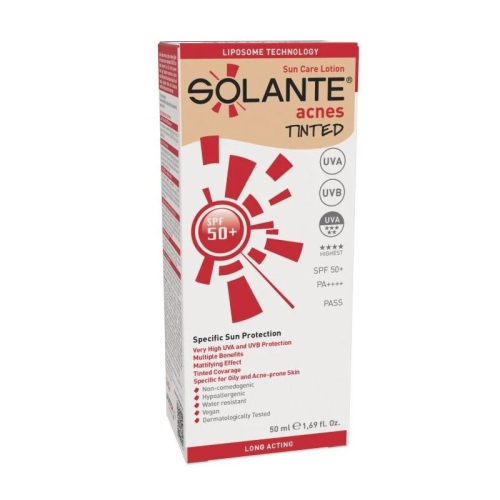 Solante Acnes Tinted Losyon SPF 50+ 50 ml - 2