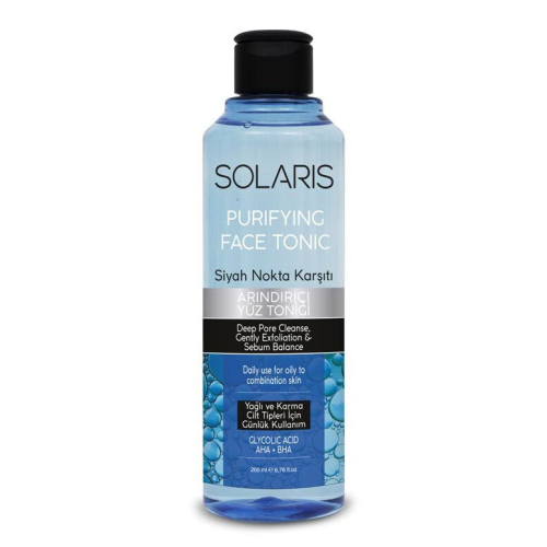 Solaris Arındırıcı Yüz Temizleme Toniği 200 ml - Solaris