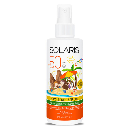 Solaris Çocuk Mineral Filtreli Spf50+ Güneş Kremi 150 ml - Solaris
