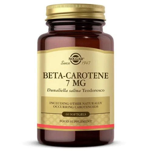 Solgar Beta Carotene 7 mg 60 Yumuşak Jelatin Kapsül - Solgar