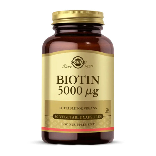 Solgar Biotin 5000 mcg 50 Kapsül - Solgar