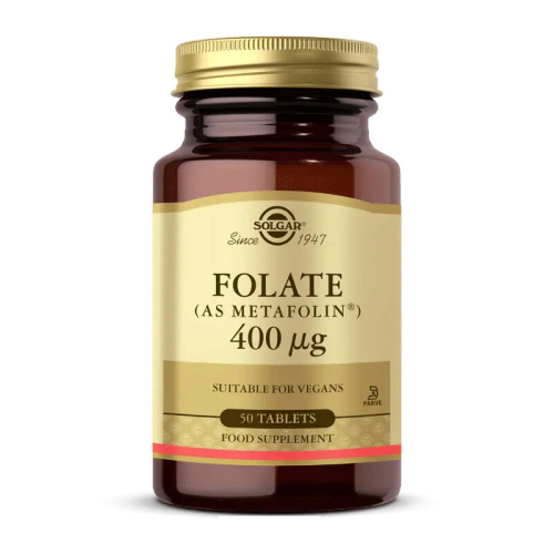 Solgar Folate (Metafolin) 400 mcg 50 Tablet - Solgar