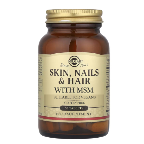Solgar Formula Skin, Nails Hair With Msm Takviye Edici Gıda 60 Tablet - Solgar