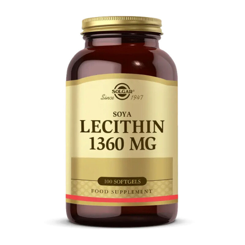 Solgar Lecithin 1360 mg 100 Yumuşak Jelatin Kapsül - Solgar