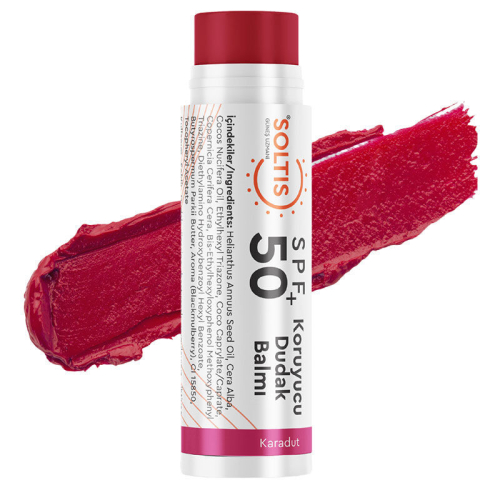 Soltis Renkli Dudak Nemlendiricisi SPF50+ 5 ml - Karadut - 2