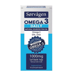 Sorvagen Omega 3 Daily Saf Balık Yağı 50 Kapsül - 1