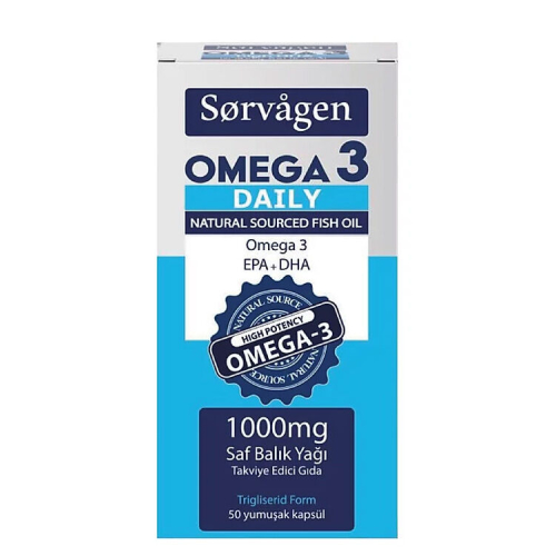 Sorvagen Omega 3 Daily Saf Balık Yağı 50 Kapsül - 1