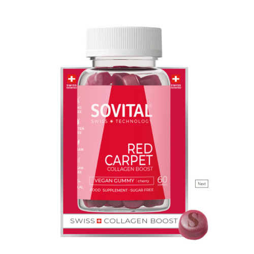 Sovital Red Carpet Vegan Kolajen 60 Yumuşak Kapsül - Sovital